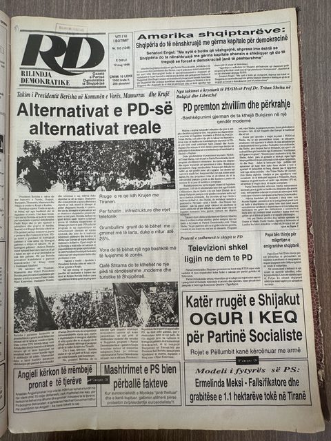 Rilindja Demokratike 1996-05-12